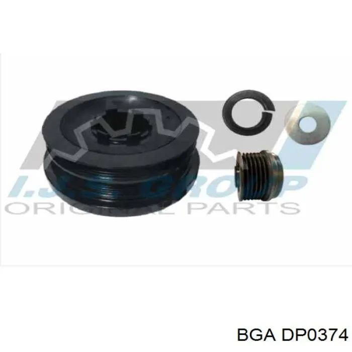 Шків колінвала (демпфер ) BGA DP0374 ціна, від 119.73 USD