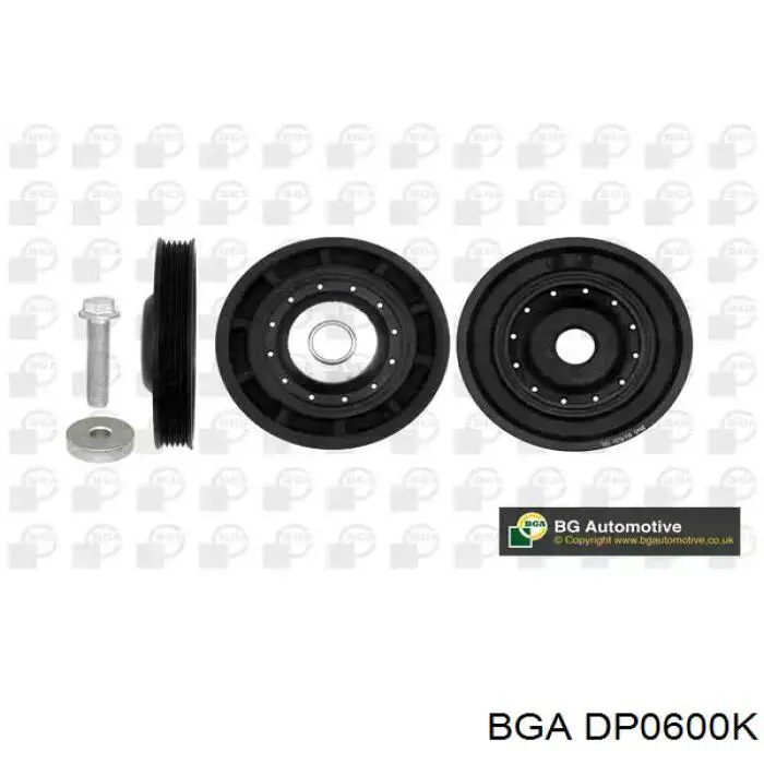 Шків колінвала (демпфер ) BGA DP0600K ціна, від 36.49 USD