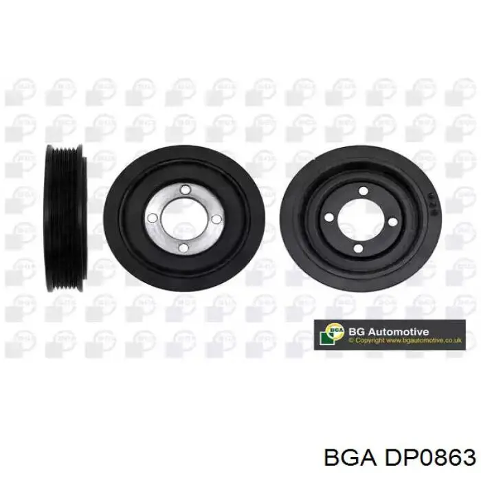 Купити DP0863 BGA Шків колінчастого вала