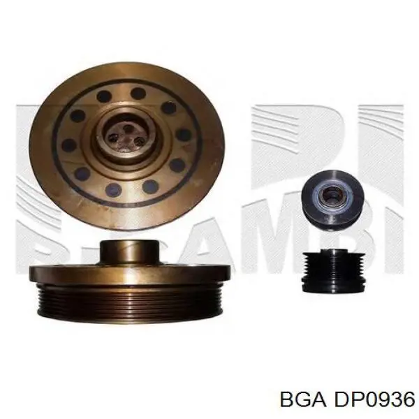 Демпферний шків колінвала BGA DP0936