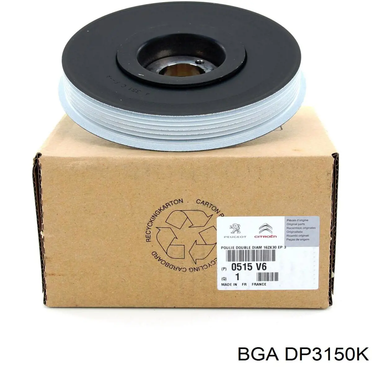 Демпферний шків колінвала BGA DP3150K