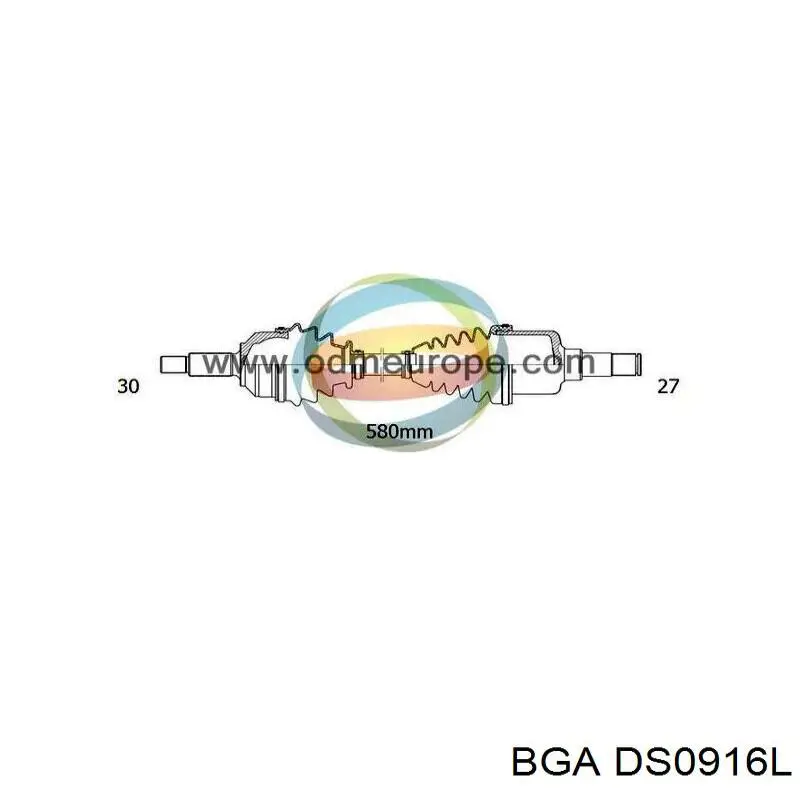 DS0916L BGA Привід лівий