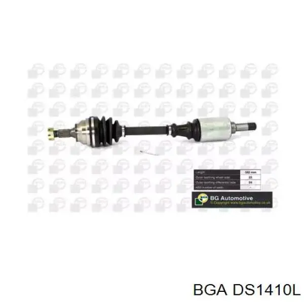 Привід передній лівий BGA DS1410L ціна, від 81.91 USD