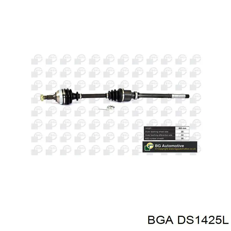 DS1425L BGA піввісь (привід передня, ліва)
