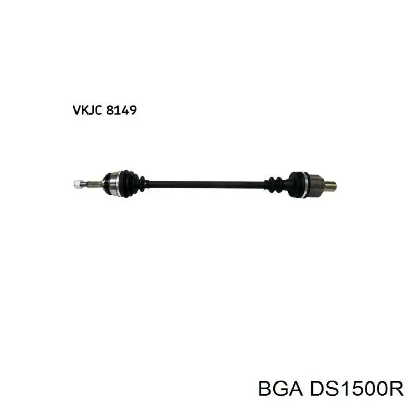 Піввісь передня, права BGA DS1500R ціна, від 68.72 USD