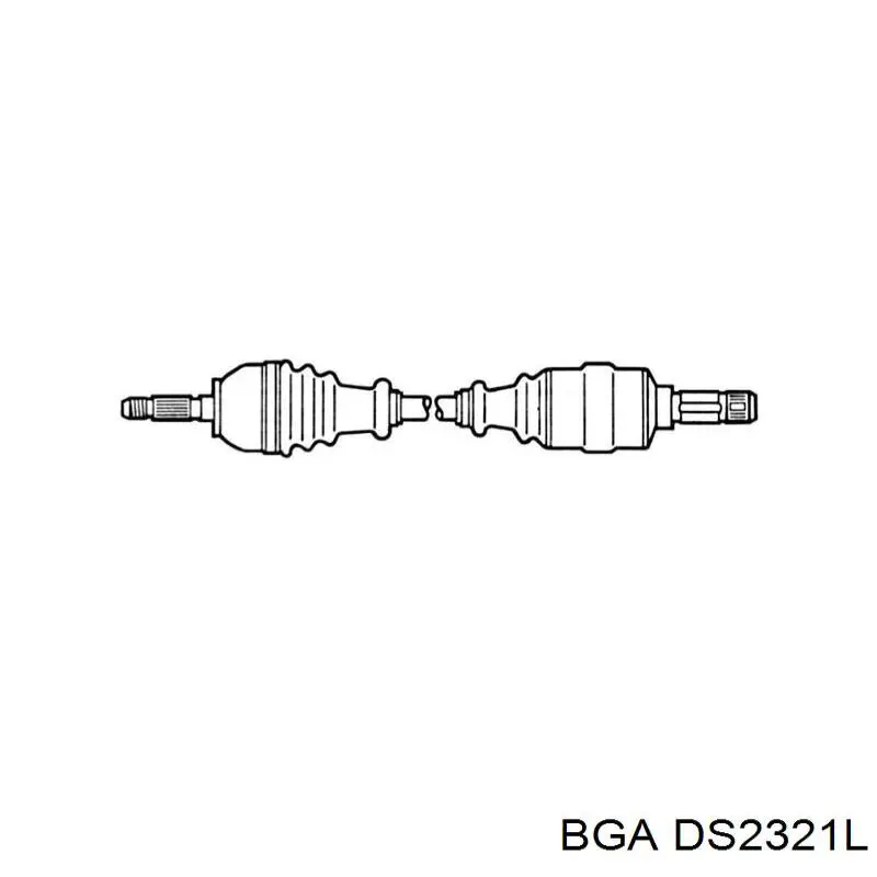 DS2321L BGA Привід лівий
