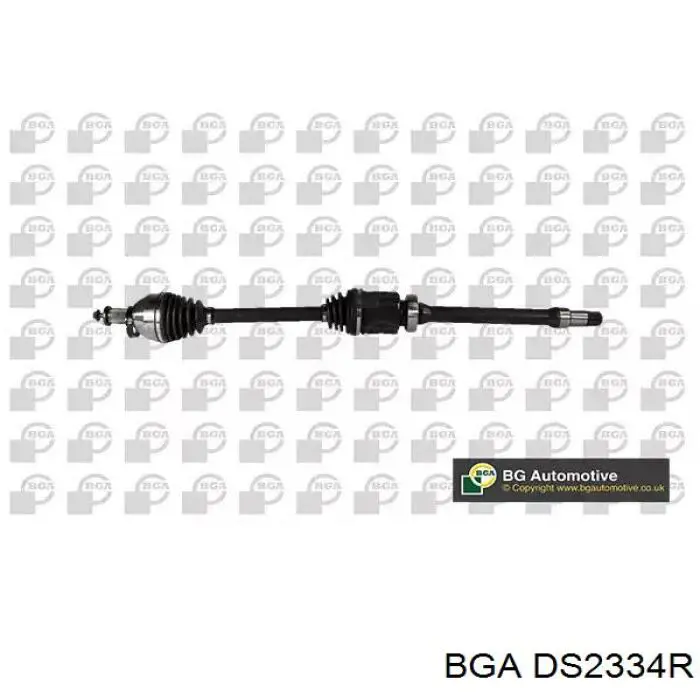 Піввісь передня, права BGA DS2334R ціна, від 98.28 USD