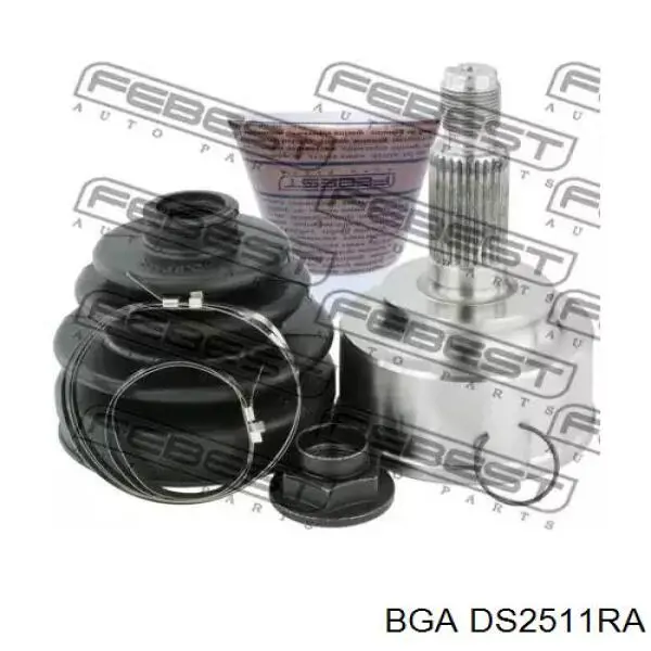 Піввісь (привід) передня, права DS2511RA BGA