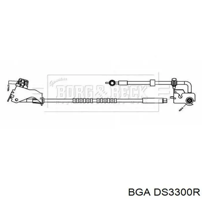 Піввісь передня, права BGA DS3300R ціна, від 102.19 USD