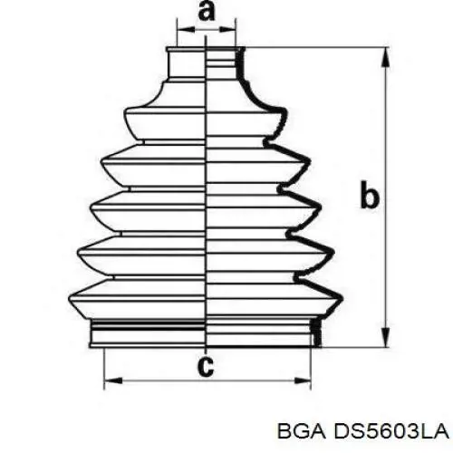 Купити DS5603LA BGA Ліва піввісь