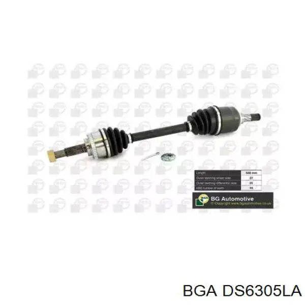 Привід передній лівий BGA DS6305LA ціна, від 83.64 USD