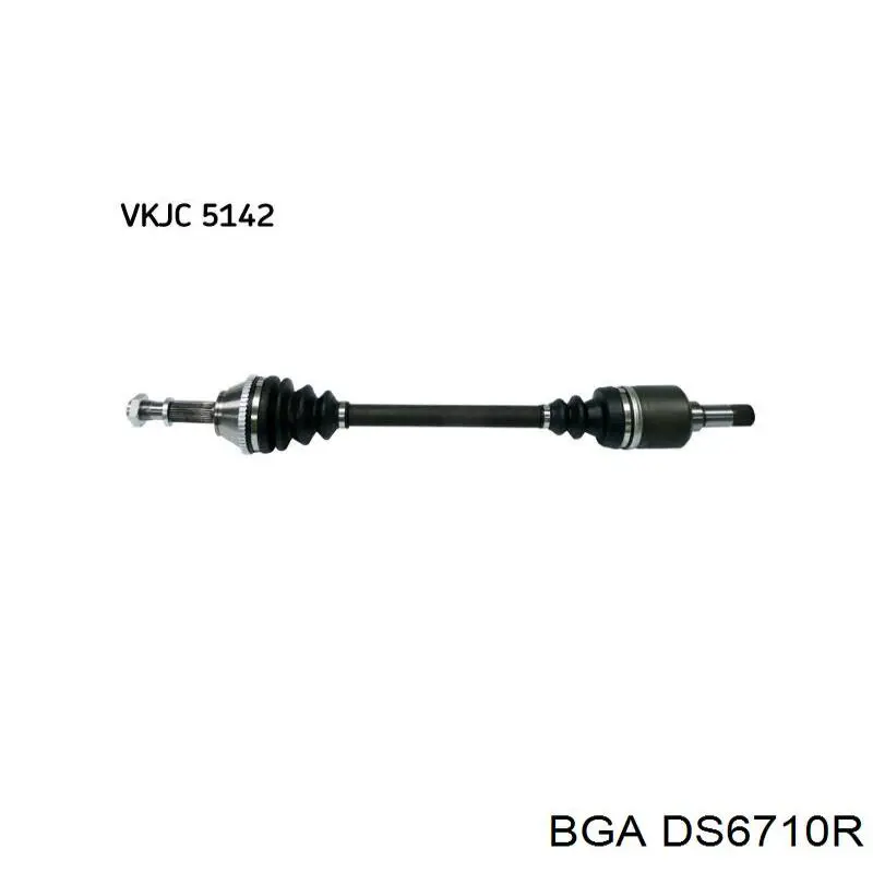 Піввісь передня, права BGA DS6710R ціна, від 92.08 USD