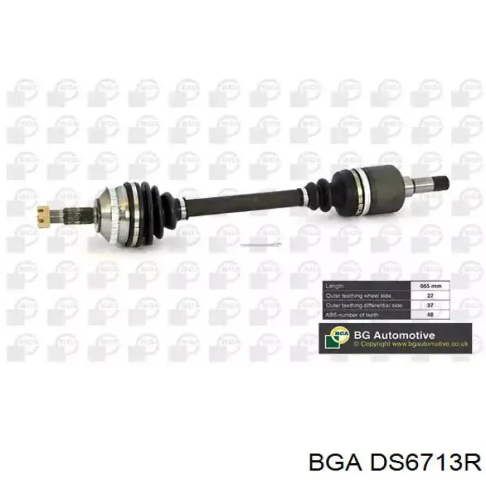 Ліва піввісь DS6713R BGA