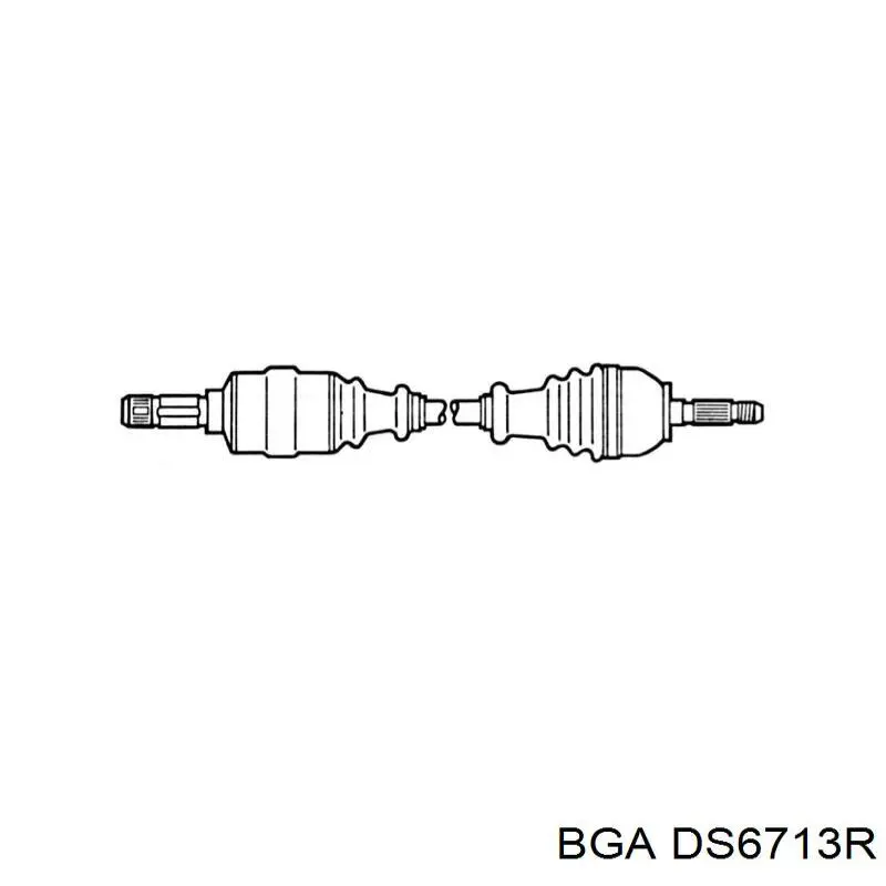 DS6713R BGA Привід лівий