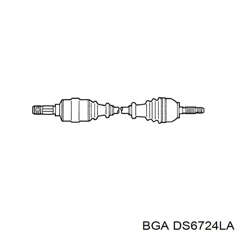 Купити DS6724LA BGA Ліва піввісь
