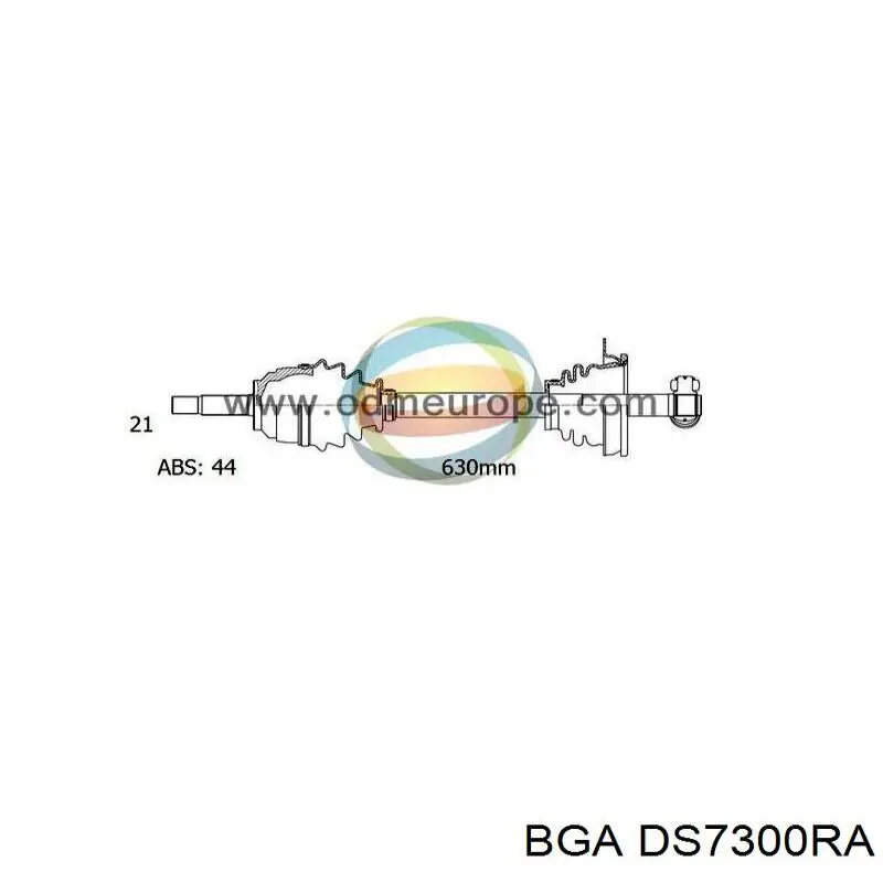 Купити G2R081PC Pascal Піввісь права