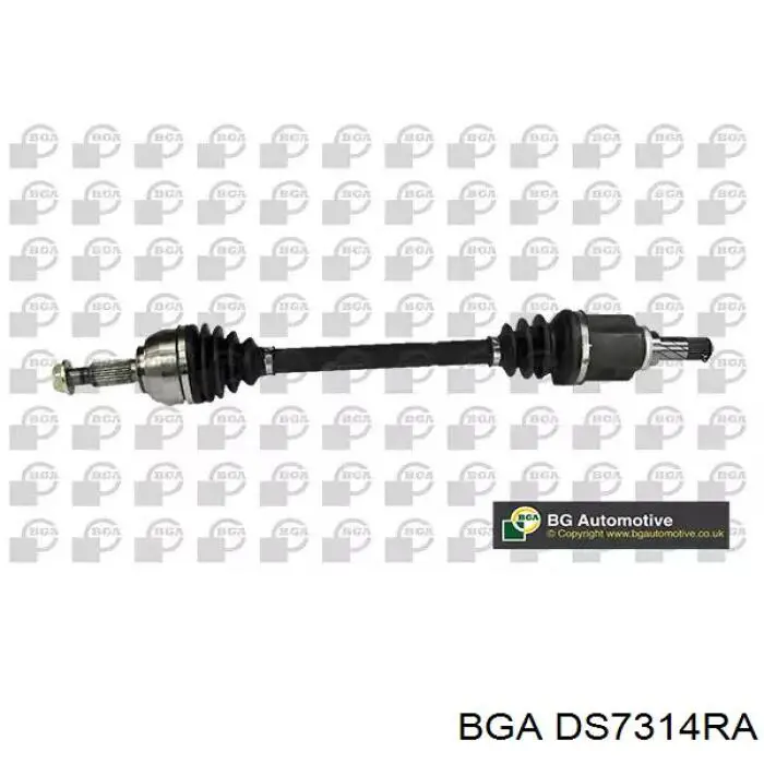 Піввісь передня, права BGA DS7314RA ціна, від 89.65 USD