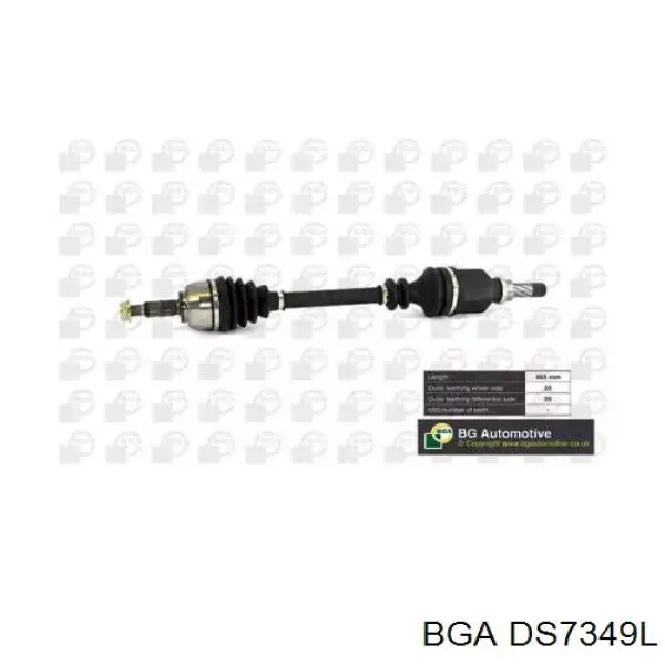Купити DS7349L BGA Ліва піввісь