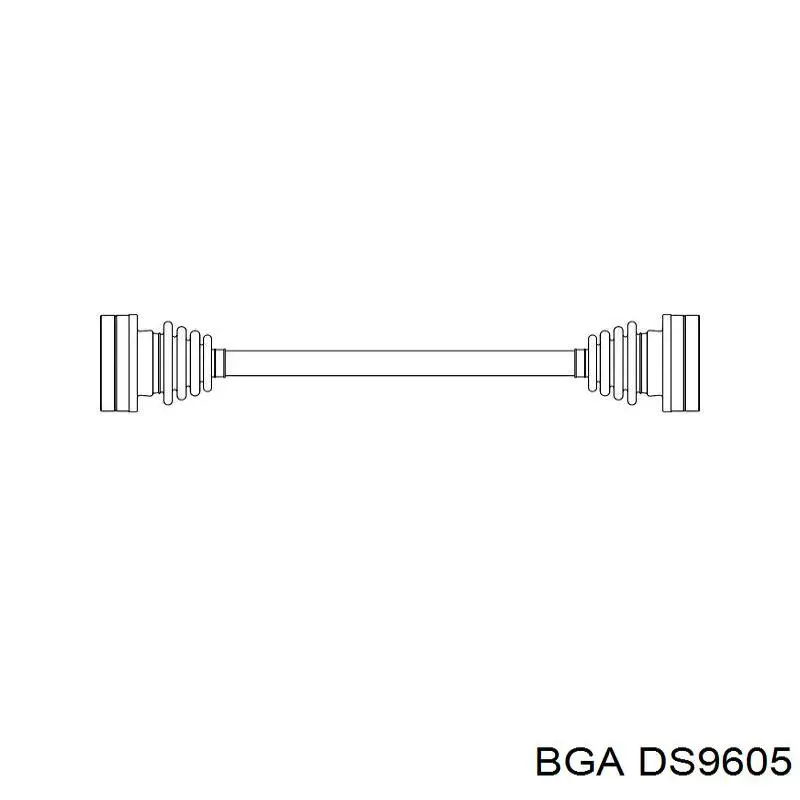 DS9605 BGA Привід передній правий