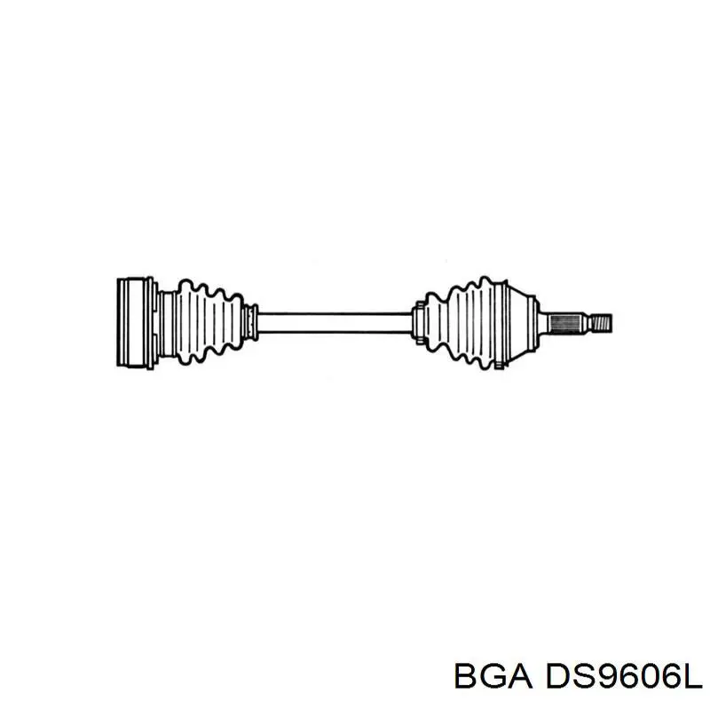 Привід передній лівий BGA DS9606L ціна, від 66.66 USD