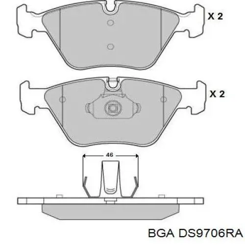 Привід правий BGA DS9706RA