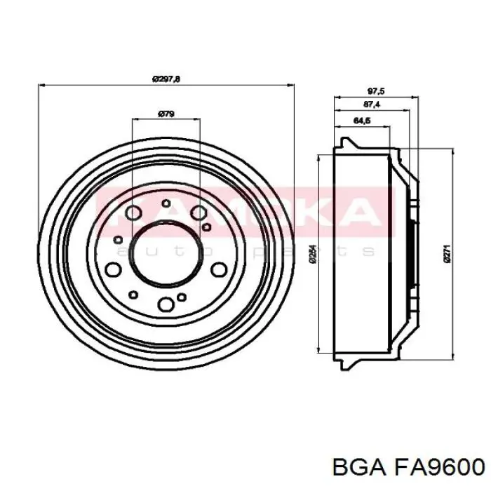 Купити FA9600 BGA Фланець системи охолодження (трійник)