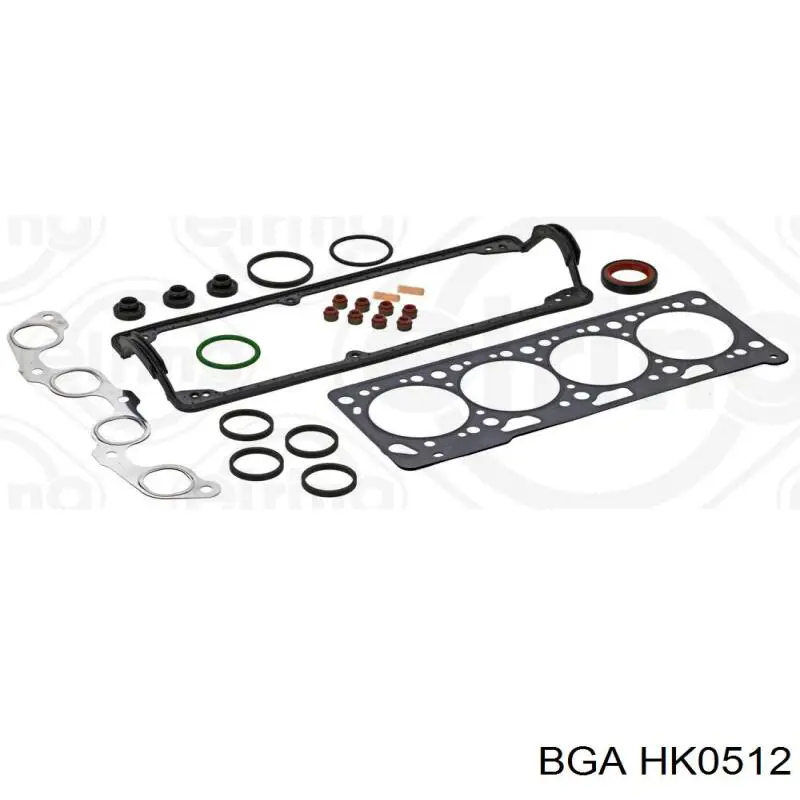 Комплект прокладок двигуна, верхній HK0512 BGA