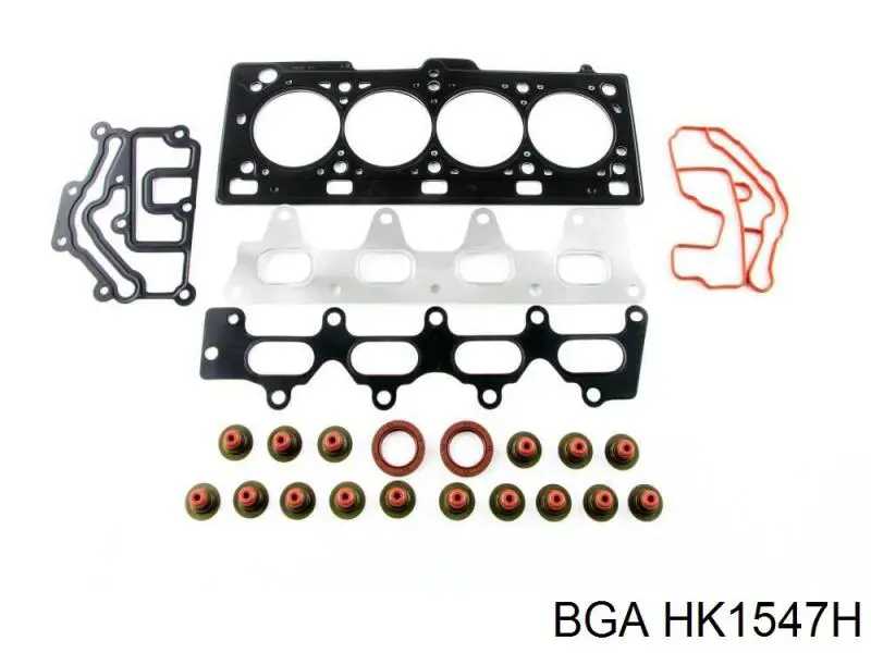 HK1547H BGA комплект прокладок двигуна, верхній
