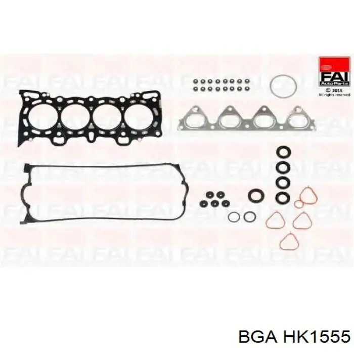 Комплект прокладок двигуна, верхній BGA HK1555 ціна, від 56.26 USD