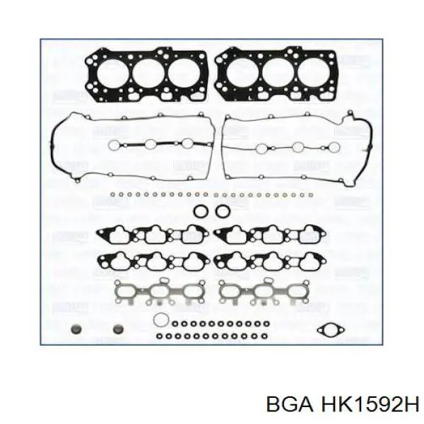 Купити HK1592H BGA Комплект прокладок двигуна, верхній