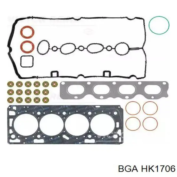 Комплект прокладок двигуна, верхній Corteco 418323P ціна, від 112.00 USD