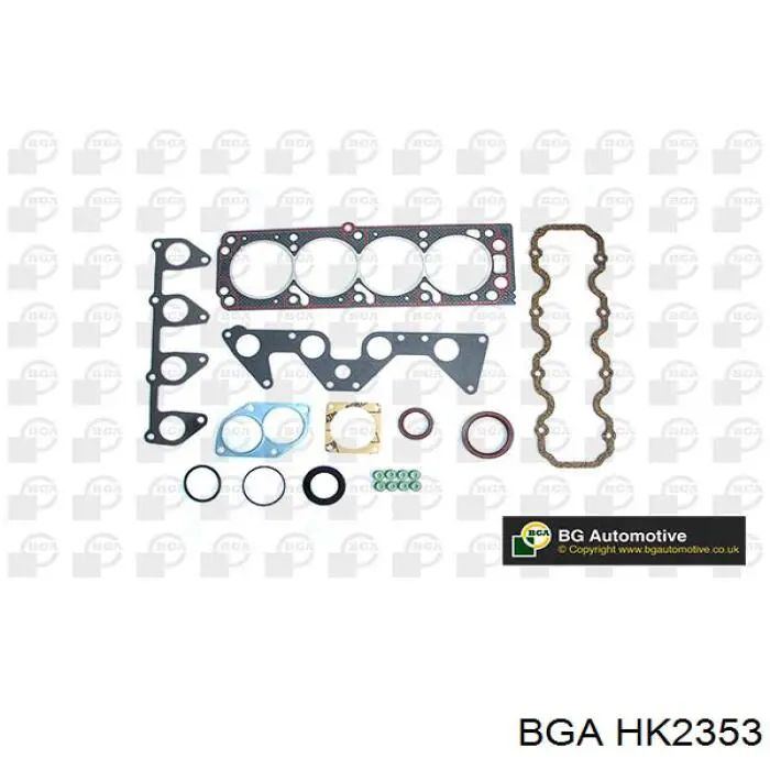 Комплект прокладок двигуна, верхній BGA HK2353 ціна, від 18.70 USD