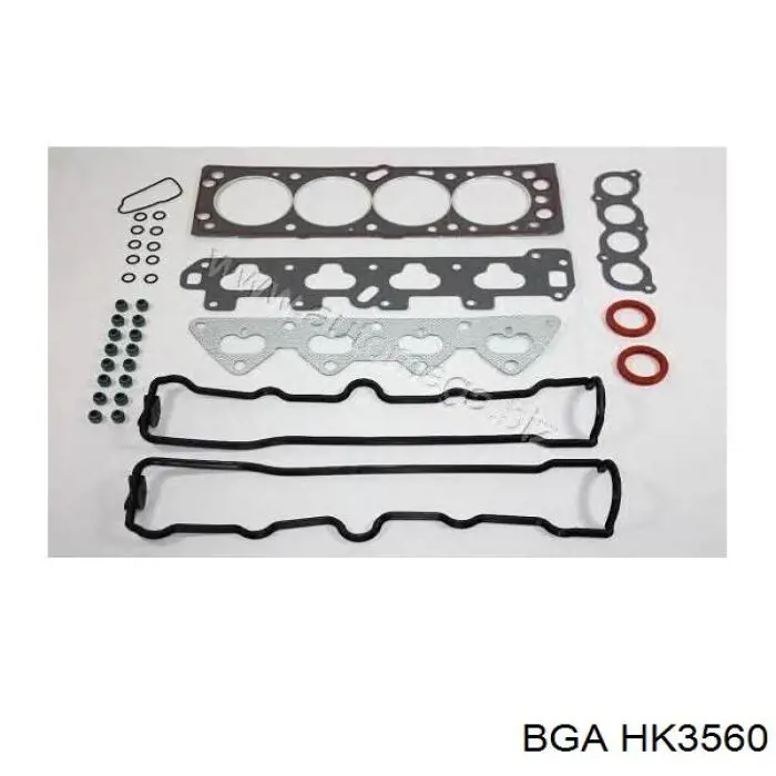 Комплект прокладок двигуна, верхній BGA HK3560 ціна, від 27.78 USD