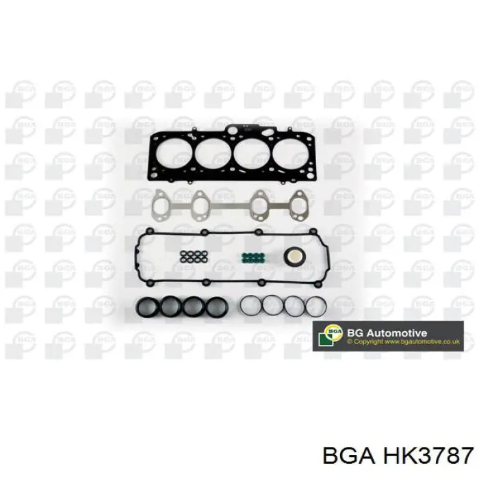 Комплект прокладок двигуна, верхній BGA HK3787 ціна, від 82.78 USD