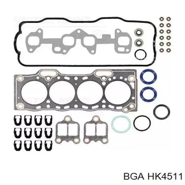 Комплект прокладок двигуна, верхній BGA HK4511 ціна, від 75.34 USD