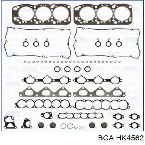 Комплект прокладок двигуна, верхній BGA HK4562 ціна, від 106.43 USD