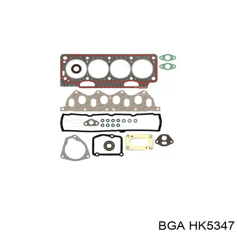 HK5347 BGA комплект прокладок двигуна, верхній