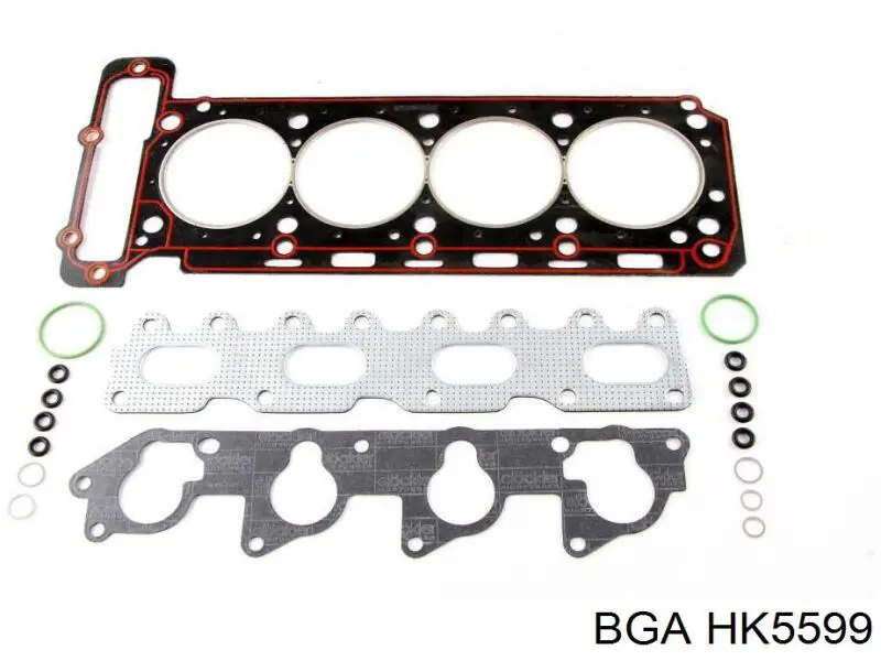 Комплект прокладок двигуна, верхній HK5599 BGA