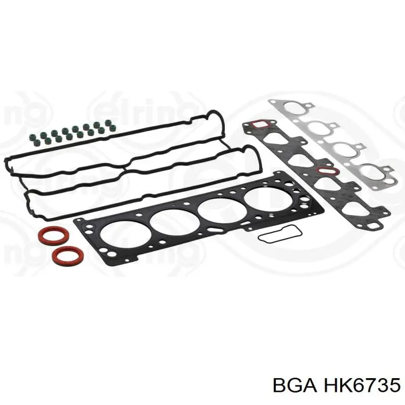 Комплект прокладок двигуна, верхній BGA HK6735 ціна, від 51.49 USD