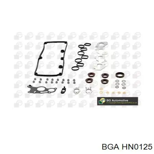 HN0125 BGA Комплект прокладок двигуна, верхній