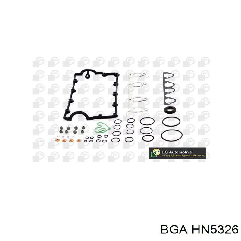 HN5322 BGA комплект прокладок двигуна, верхній