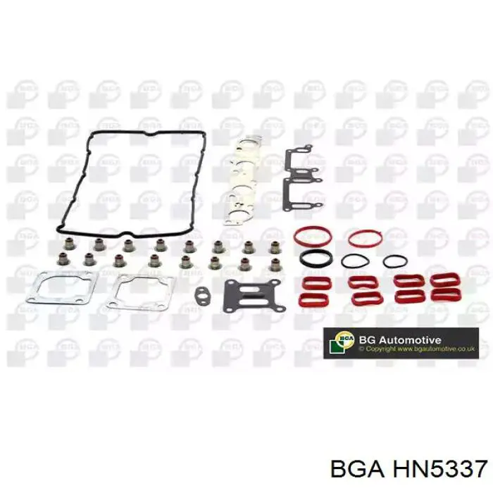 HN5337 BGA комплект прокладок двигуна, верхній
