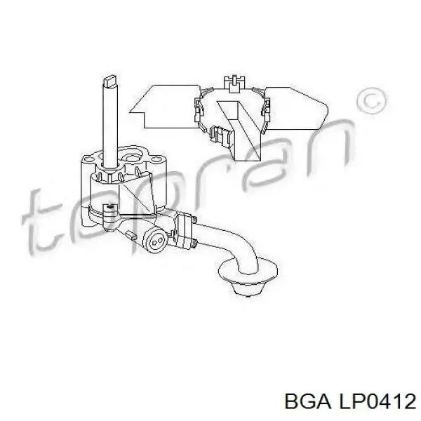 Помпа масляна BGA LP0412 ціна, від 29.48 USD