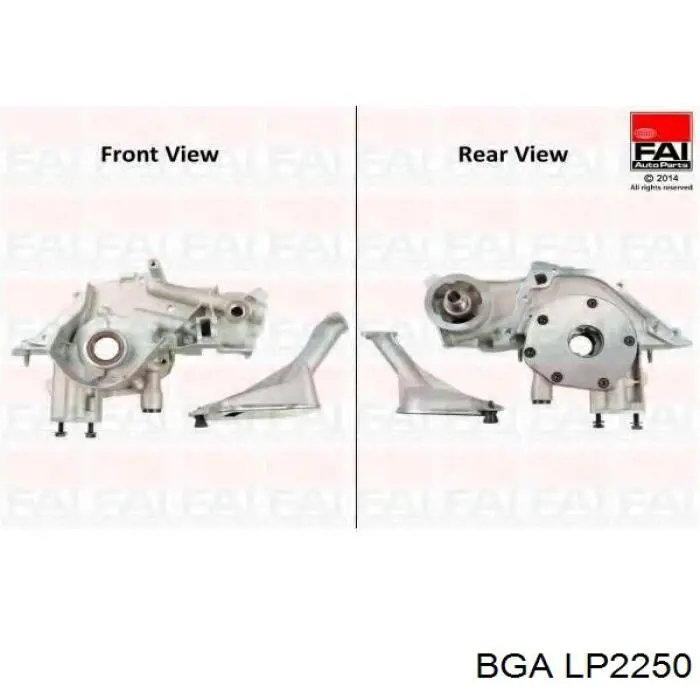 Помпа масляна BGA LP2250 ціна, від 63.29 USD
