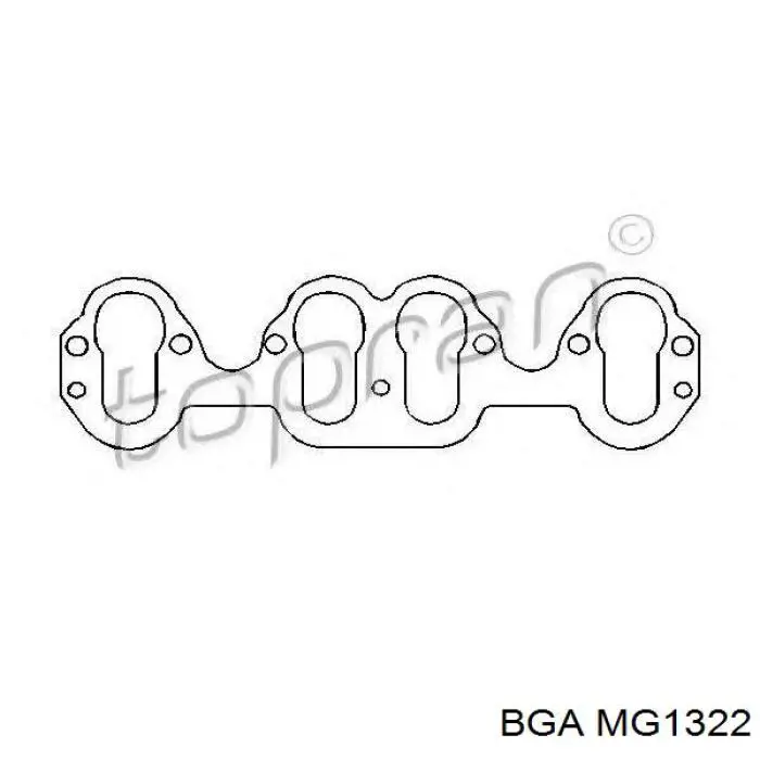 Прокладка впускного колектора BGA MG1322 ціна, від 2.19 USD