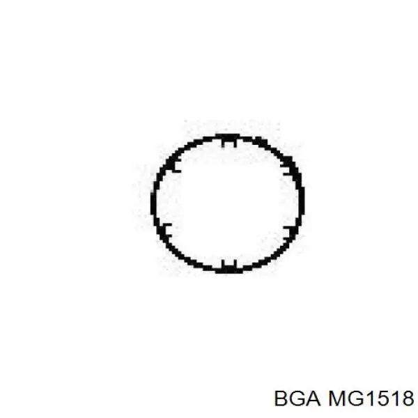 Прокладка впускного колектора 0849196 Opel