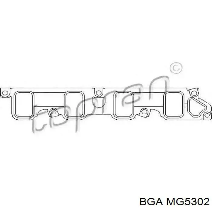 MG5302 BGA прокладка випускного колектора