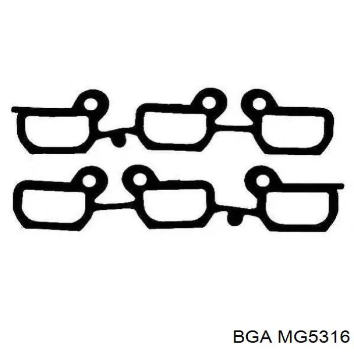 Прокладка впускного колектора BMW 11611734436 ціна, від 1.44 USD