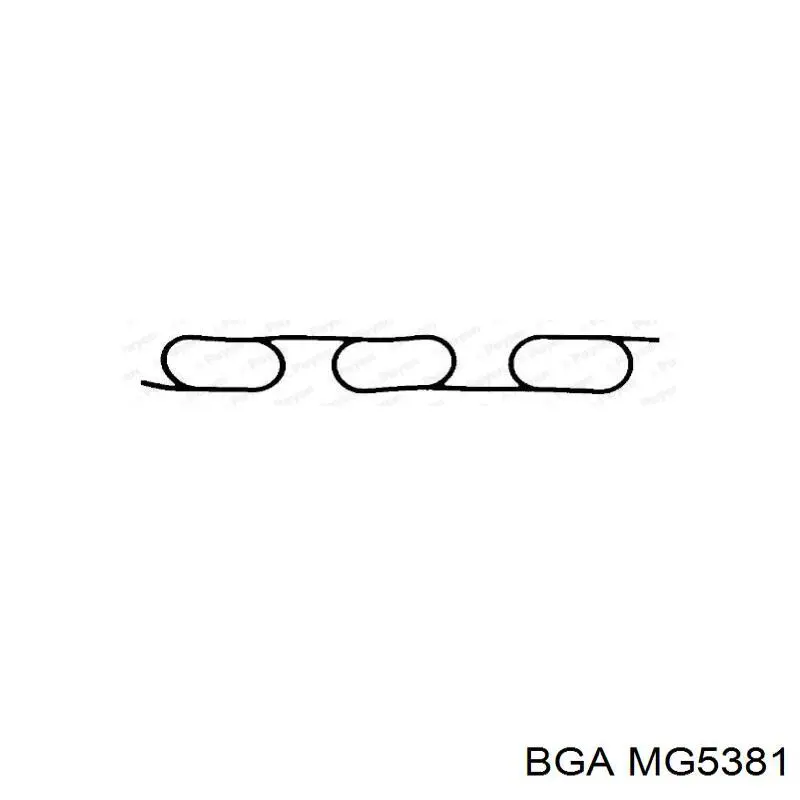Прокладка впускного колектора BGA MG5381 ціна, від 2.57 USD