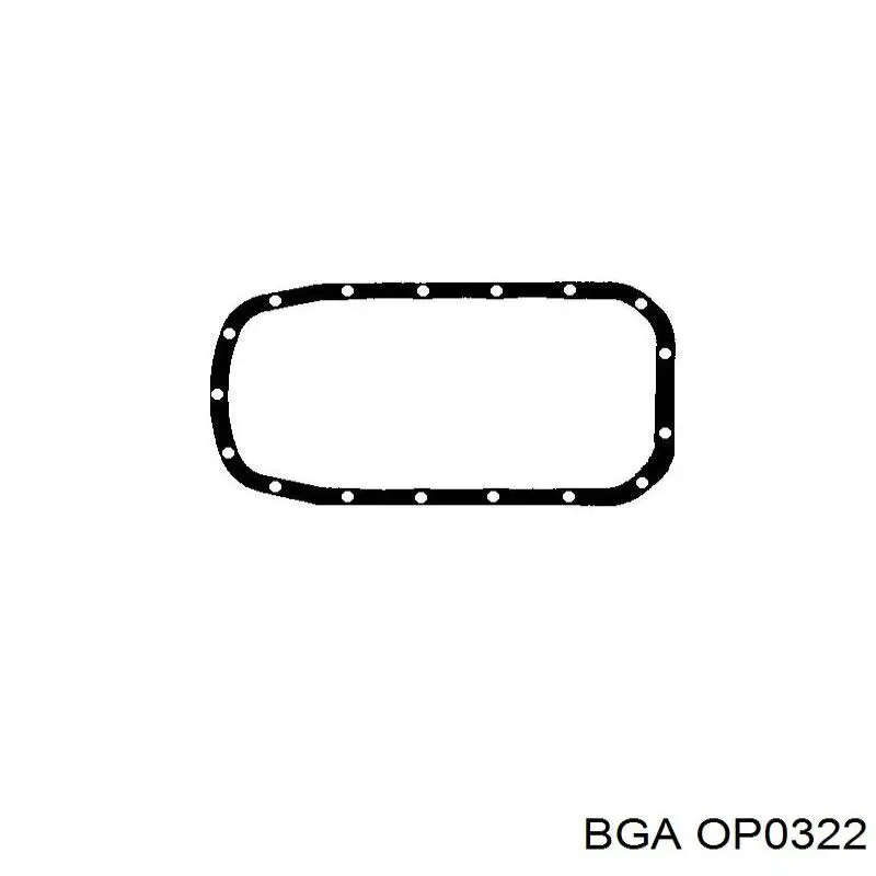 Прокладка піддону картера двигуна BGA OP0322 ціна, від 7.49 USD